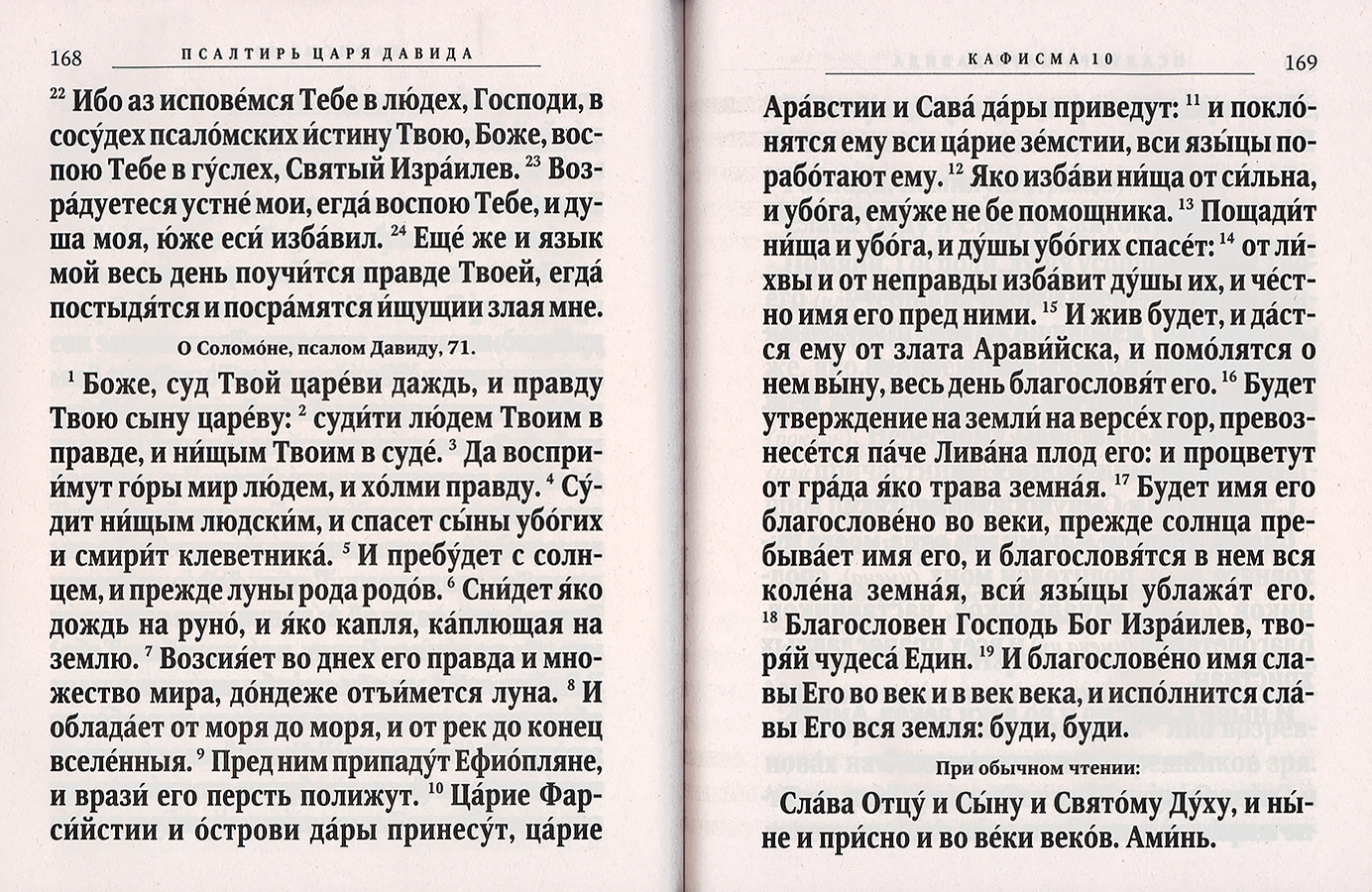 Пс (Оранта-Терирем) для слабовидящих Святого Пророка и царя Давида БОЛЬШОЙ ФОРМАТ, тв. (уценка)