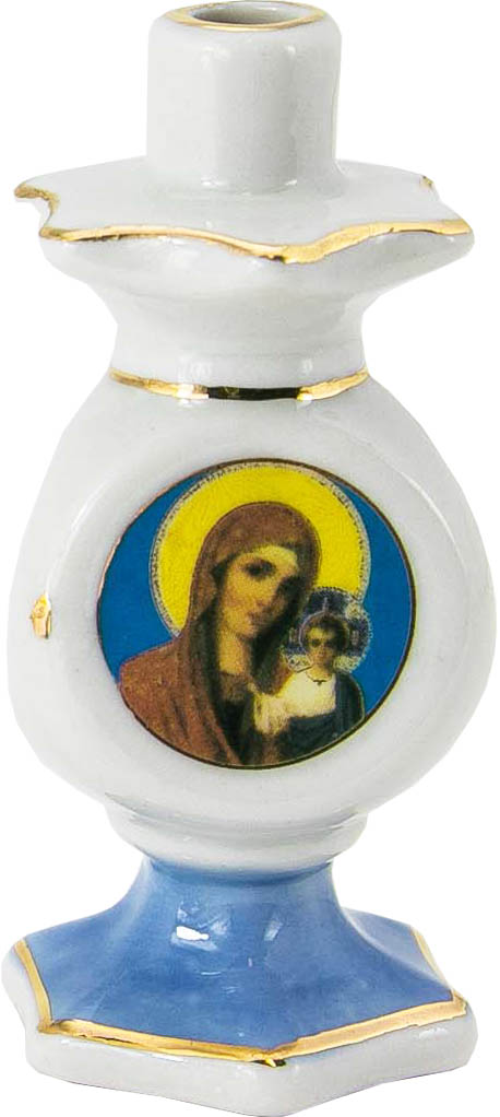 Подсвечник, три лика, золото