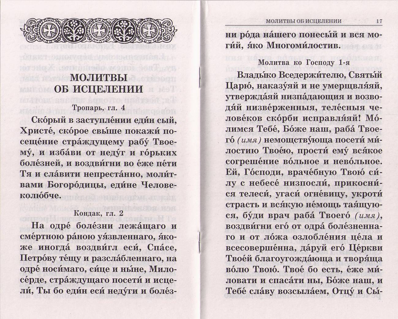 Канон и молитвы за болящего (Хр.Ж.) (уценка)