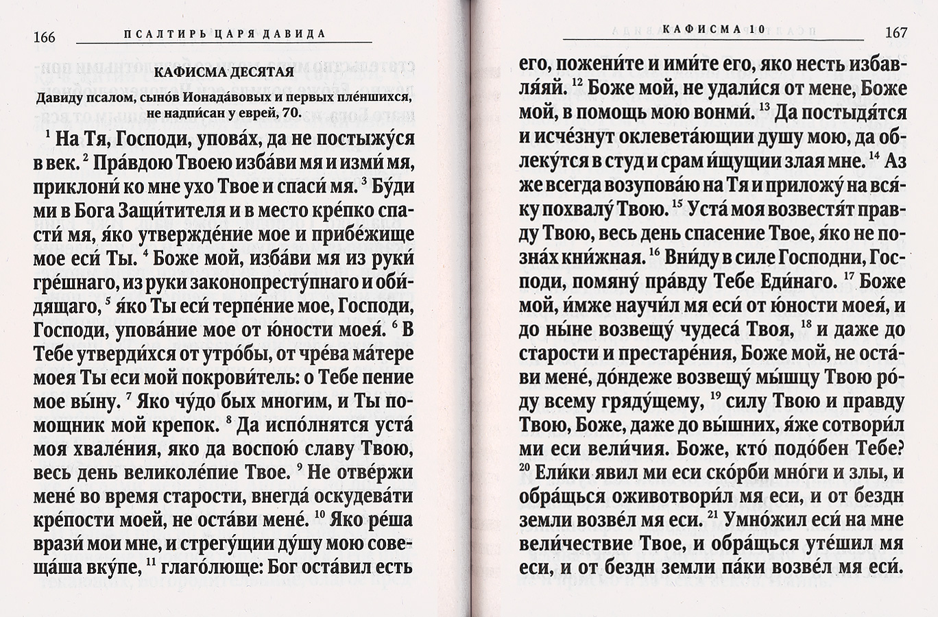 Пс (Оранта-Терирем) для слабовидящих Святого Пророка и царя Давида БОЛЬШОЙ ФОРМАТ, тв. (уценка)
