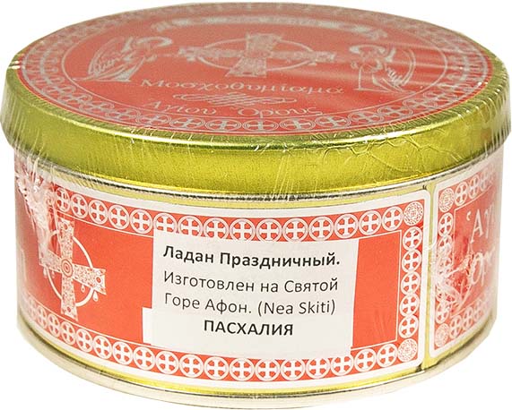 Ладан Афонский Праздничный (жестяная упаковка) 200 гр. ПАСХАЛИЯ (уценка)