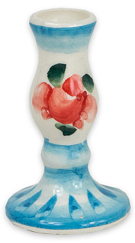 Подсвечник Гжель цветной