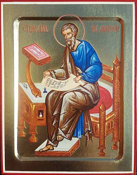 Икона на дереве Матфей, апостол и евангелист 
