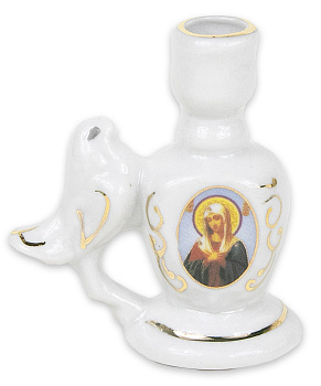 Подсвечник фарфоровый Голубь