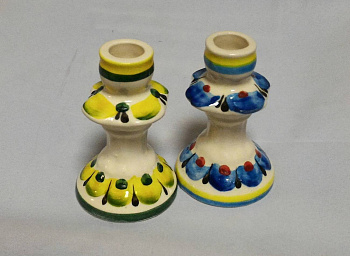 Подсвечник "Маяк" роспись