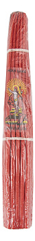 Свечи Иерусалимские парафиновые красные, обожженные Благодатным огнем 24 см 33 штуки пучок