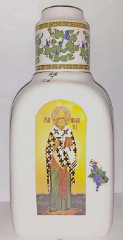 Сосуд святая вода "Виноградная лоза" 