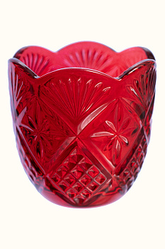 Лампада настольная красная