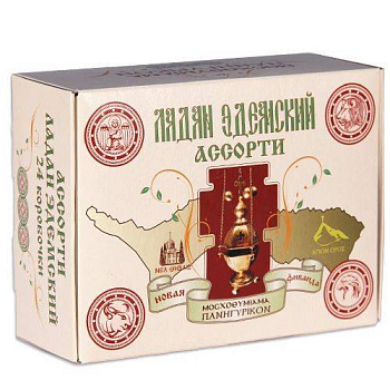 Ладан греческий "Эдемский", ассорти, 24 штуки по 10 гр 