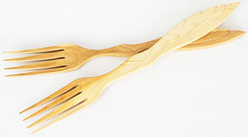 Вилка деревянная