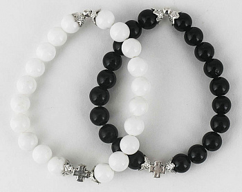 Четки-браслет из натурального камня Агат 