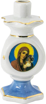 Подсвечник, три лика, золото