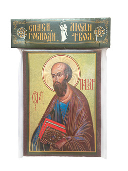 Икона Павел ап.  (6 х 9 см, дерево)