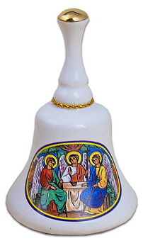 Колокольчик малый (фарфор) ручная роспись