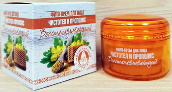 Фито-крем для лица «ВОССТАНАВЛИВАЮЩИЙ» чистотел и прополис, 45 г