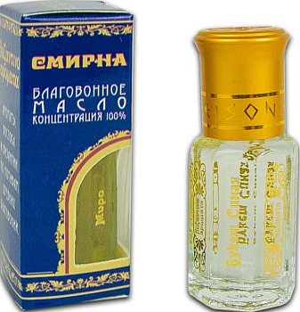 Смирна- благовонное масло (100%), Букет Синая, в подарочной упаковке