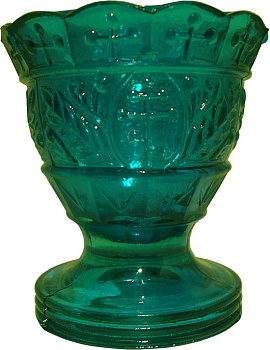 Лампада зеленая "Лилия" 