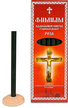 Кадильные свечи для домашнего каждения "Фимиам" бол. РОЗА  Крест Господень