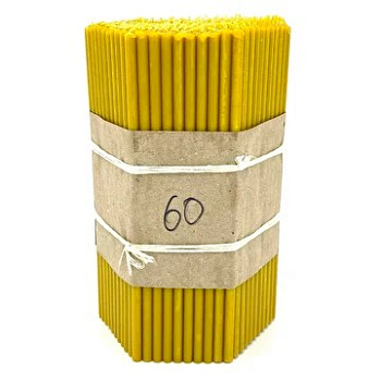 Свечи церковные воскосодержащие № 60 (упаковка 300 шт)