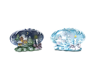 Свеча декоративная Пейзаж со свечей