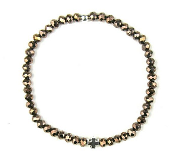  Четки-браслет из натурального камня Кварц цвет ОПАЛ, 50 зерен, d=4 мм