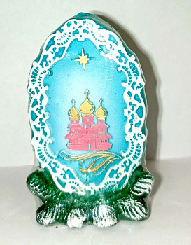 Свеча декоративная Храм в рамке