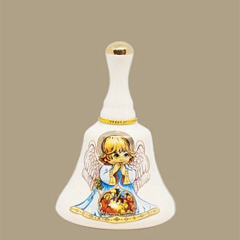 Колокольчик Ангел (средний с ручкой)