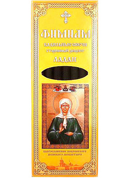 Кадильные свечи для домашнего каждения "Фимиам" бол. ЛАДАН икона Матрона Московская