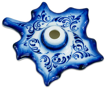 Подсвечник кленовый лист 