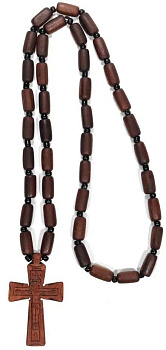 Крест на бусах САМШИТ  (уценка)