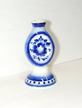 Подсвечник Ваза (гжель) 